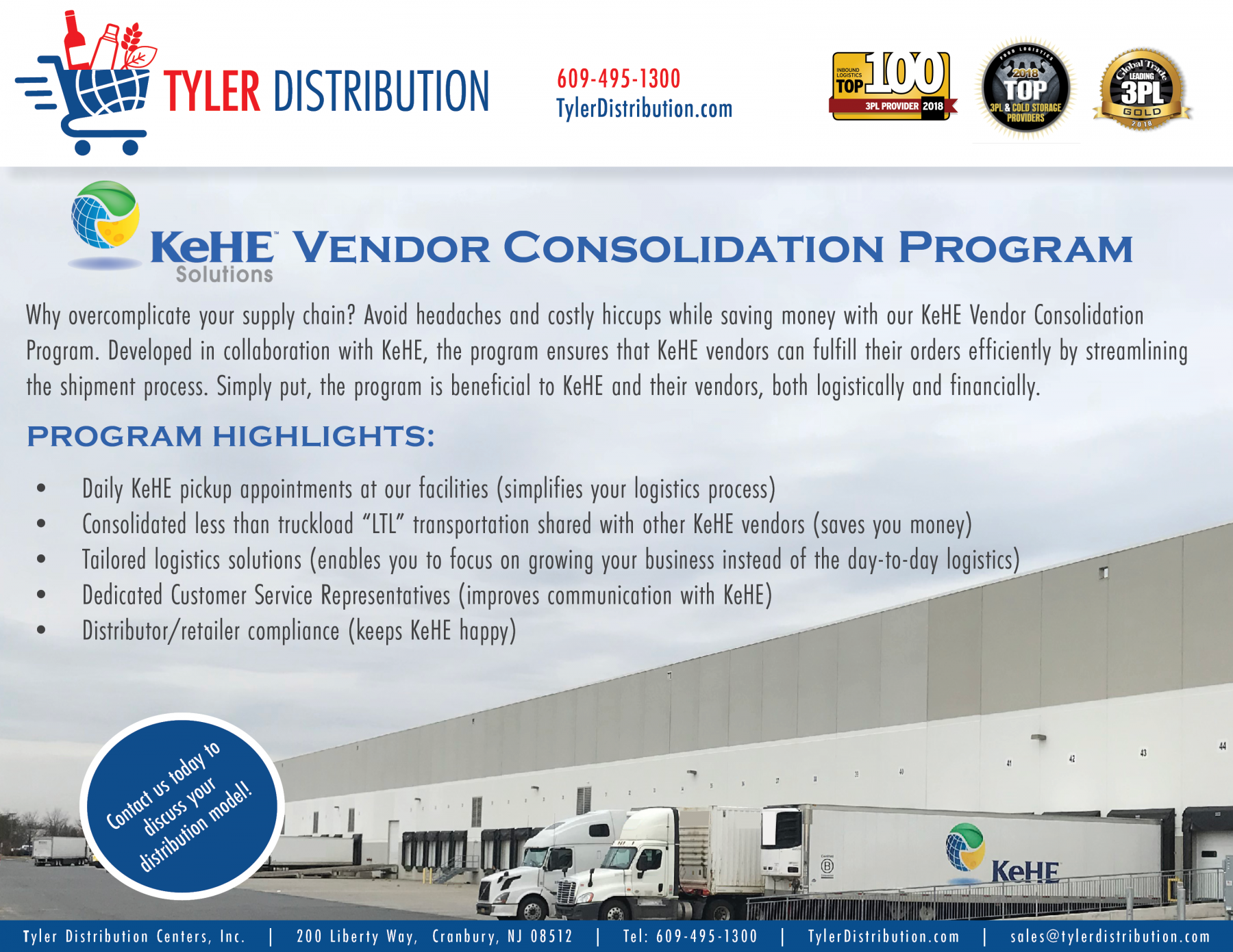 tyler distribution monroe township nj